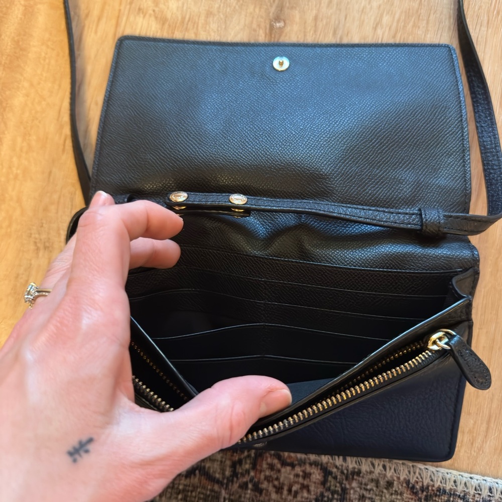 Coach Midnight Black Crossbody Bag - Picture 2 of 5